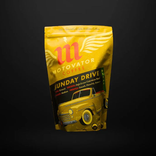Motovator Sunday Drive Premium Ground Coffee - DECAF