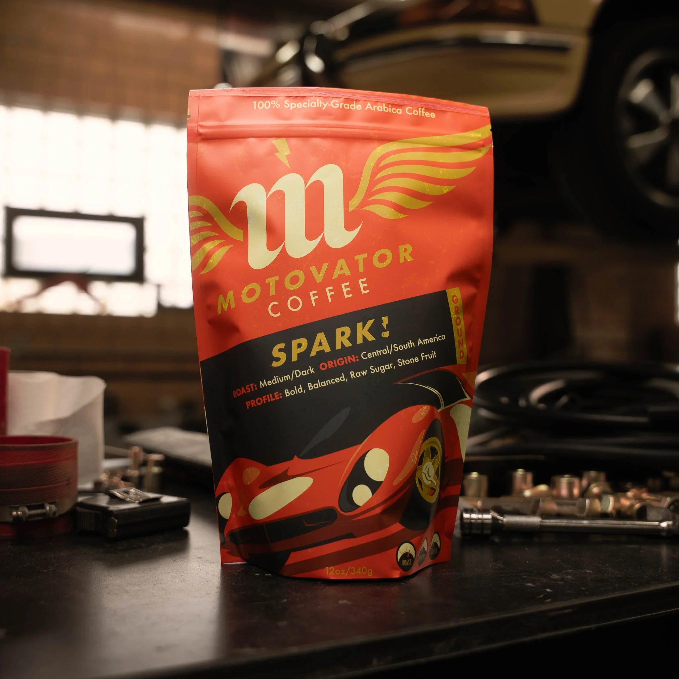 Motovator Spark! Premium Ground Coffee - Motovator, Inc.
