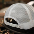 Load image into Gallery viewer, Motovator Five-Panel Snapback Trucker Cap - Black/White - Motovator, Inc.
