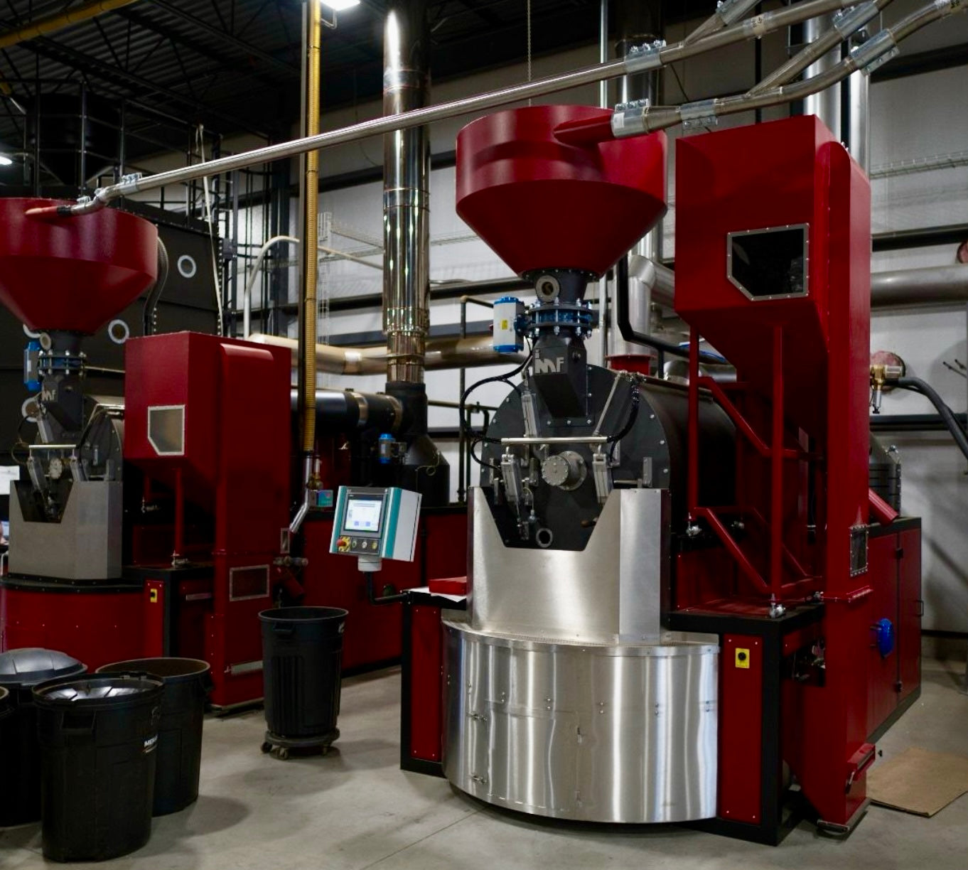 Image of Italian made IMF coffee roasting equipment